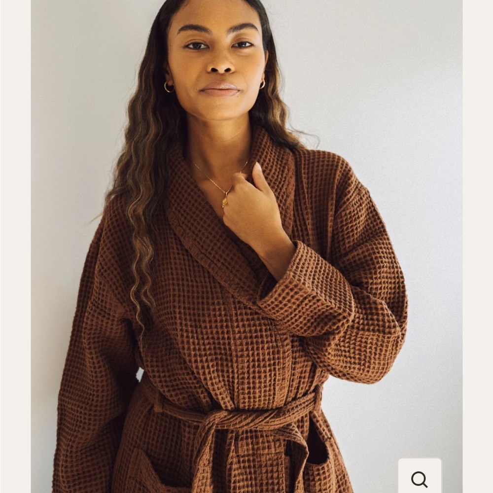 One Wednesday Shop - Chocolate Waffle Robe